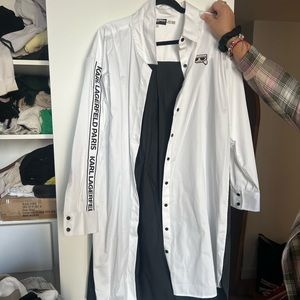 Karl Lagerfeld swim cover up